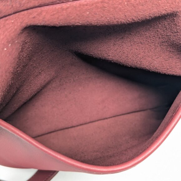 COACH USA Vintage Red Leather Crossbody Shoulder Bag - Made in USA - Picture 10 of 15